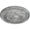 Ekena Millwork Jefferson Ceiling Medallion (Canopies up to 2 7/8"), 11 3/4"OD x 3/8"P, Ultra Pure White Crackle CM12JEUWC - alternate 2